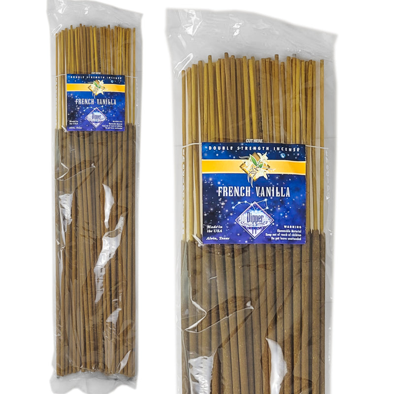 French Vanilla Scent 19" Incense, 50-Stick Pack, by The Dipper