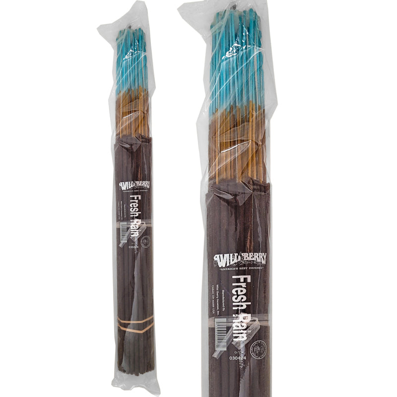 Fresh Rain 19" BIGGIES Wild Berry Incense, ~50ct Packs