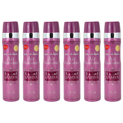 Lamya Scent Dry Aerosol Air Freshener Spray, 300ml, by Nabeel