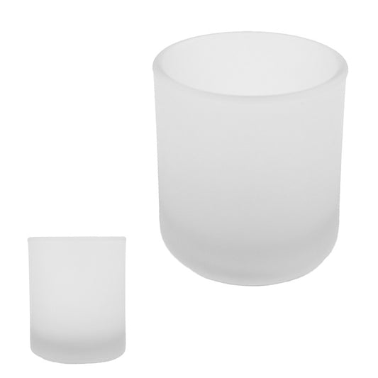 2.5" Frosted Glass Votive Candle Holder