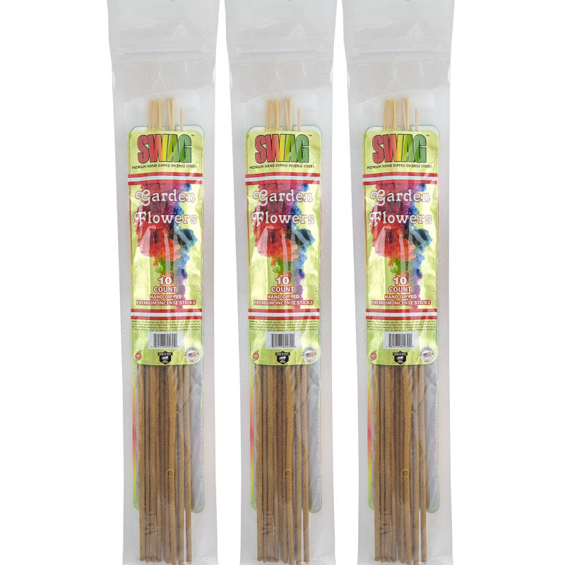 Garden Flowers 11" SWAG Incense ~10ct Packs