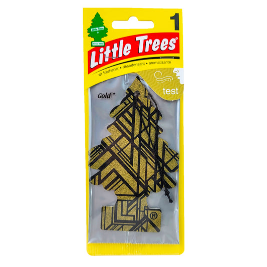 Little Trees Gold Scent Hanging Air Freshener