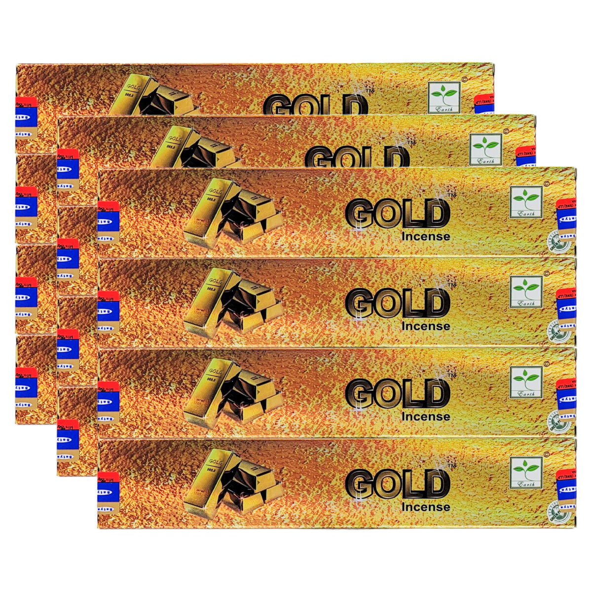 Gold Scent Incense Sticks by Satya BNG, 15g Packs