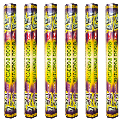 HEM Incense Sticks 20-Stick Hex Packs, Good Fortune