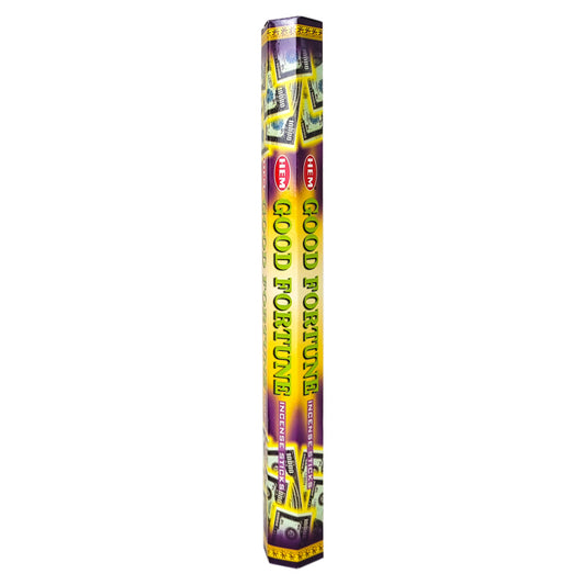 HEM Incense Sticks 20-Stick Hex Packs, Good Fortune