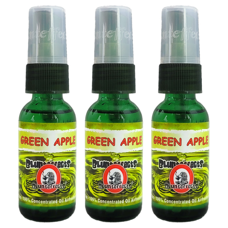 BluntEffects Air Freshener Spray, 1OZ Green Apple Scent