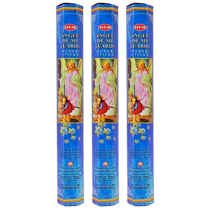HEM Incense Sticks 20-Stick Hex Packs, Guardian Angel / Angel De Mi Guarda