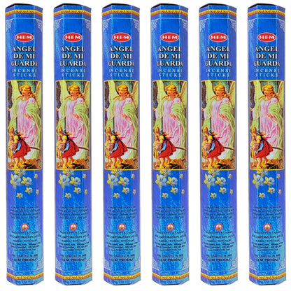 HEM Incense Sticks 20-Stick Hex Packs, Guardian Angel / Angel De Mi Guarda