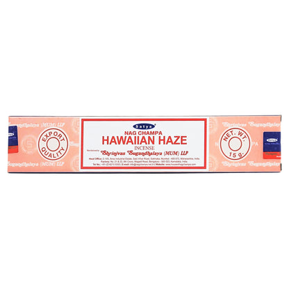 Satya Hawaiian Haze Scent Incense Sticks, 15g Pack
