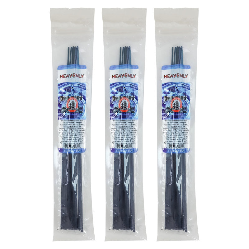 10.5" BluntEffects Incense Fragrance Wands, 12-Pack Heavenly Scent