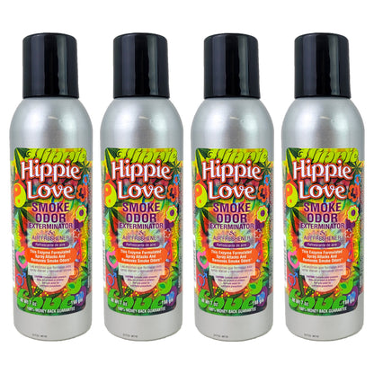 Hippie Love Scent 7oz Smoke Odor Exterminator Aerosol Can Spray
