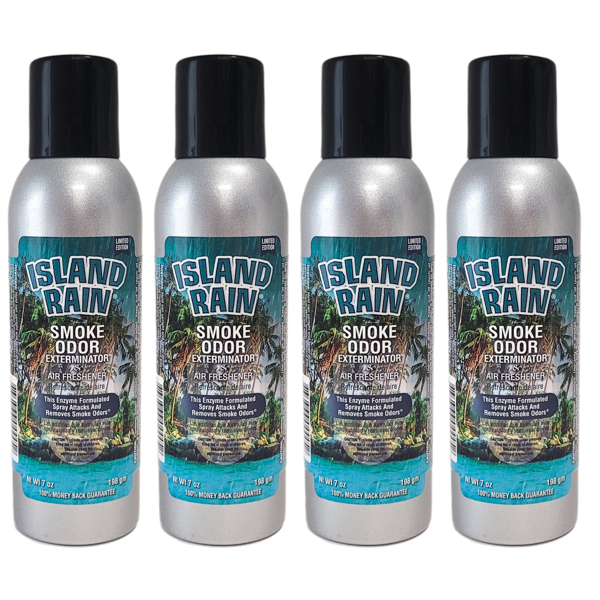 Island Rain Scent 7oz Smoke Odor Exterminator Aerosol Can Spray