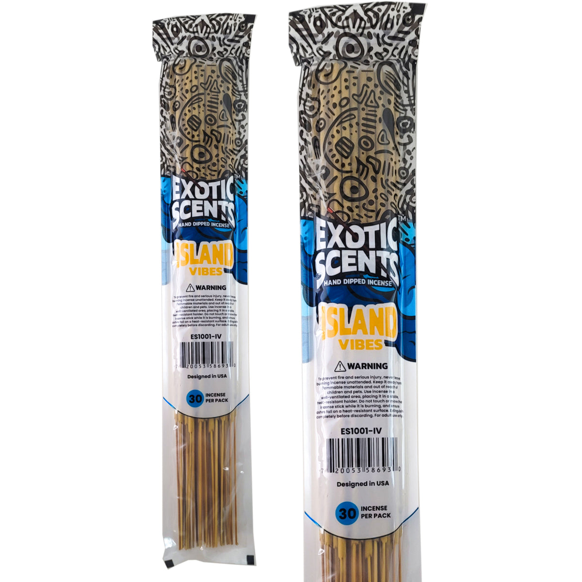 Island Vibes Scent 19" Exotic Scents Jumbo Incense