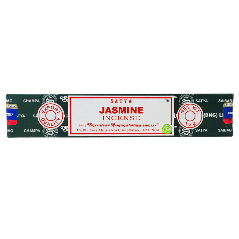 Jasmine Scent Incense Sticks by Satya BNG, 15g Packs