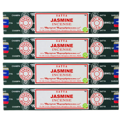 Jasmine Scent Incense Sticks by Satya BNG, 15g Packs