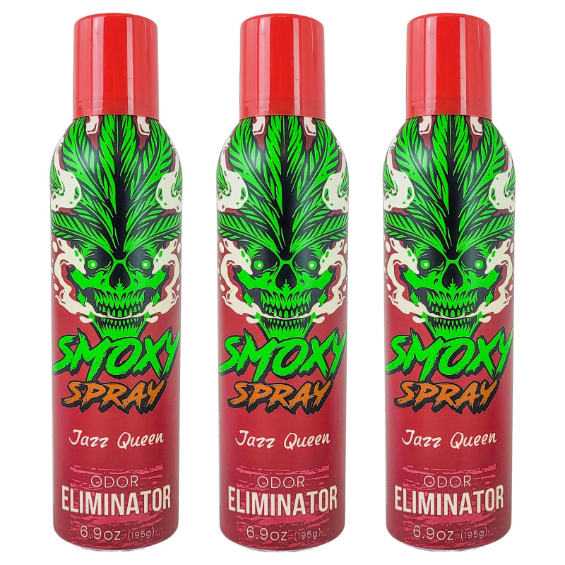 Jazz Queen Scent, Smoxy 6.9oz Aerosol Odor Eliminator Sprays