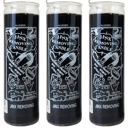 7 Day Candle, Jinx Removing (Black)