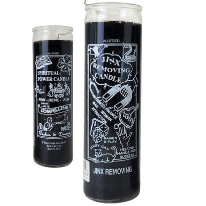 7 Day Candle, Jinx Removing (Black)