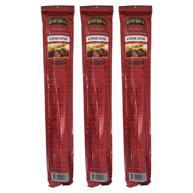 19" Jumbo Bluntwalla Kenyan Safari Scent Incense Pack