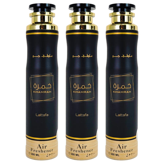 Khamrah Aerosol Air Freshener Spray, 300ml, by Lattafa