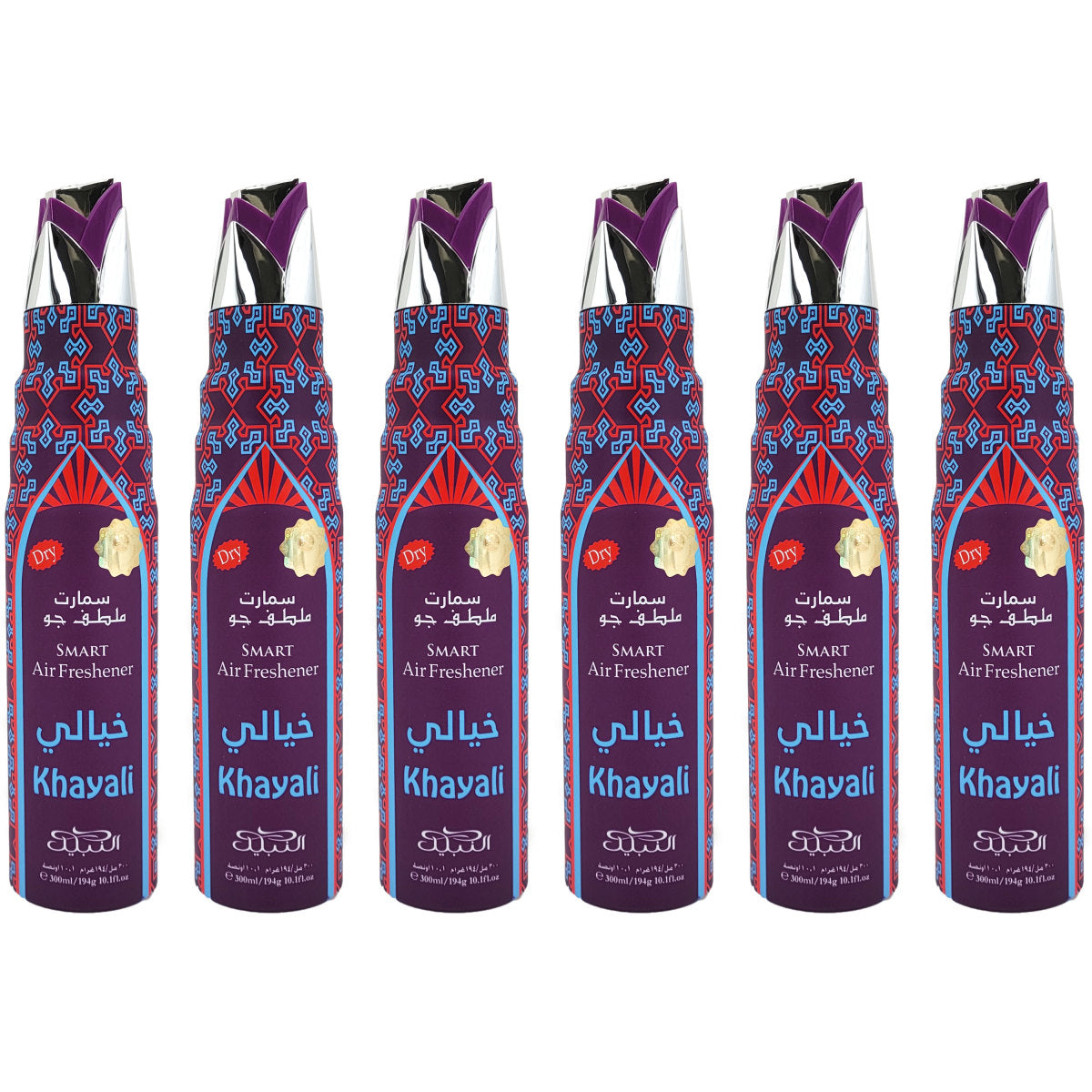 Khayali Scent Dry Aerosol Air Freshener Spray, 300ml, by Nabeel