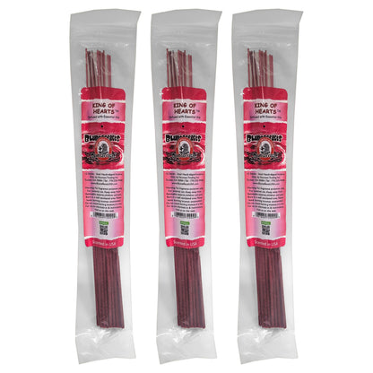 10.5" BluntEffects Incense Fragrance Wands, 12-Pack King of Hearts