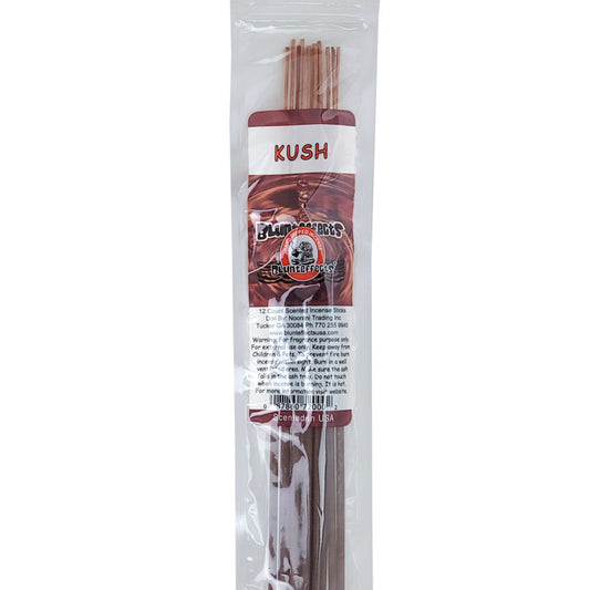10.5" BluntEffects Incense Fragrance Wands, 12-Pack Kush Scent