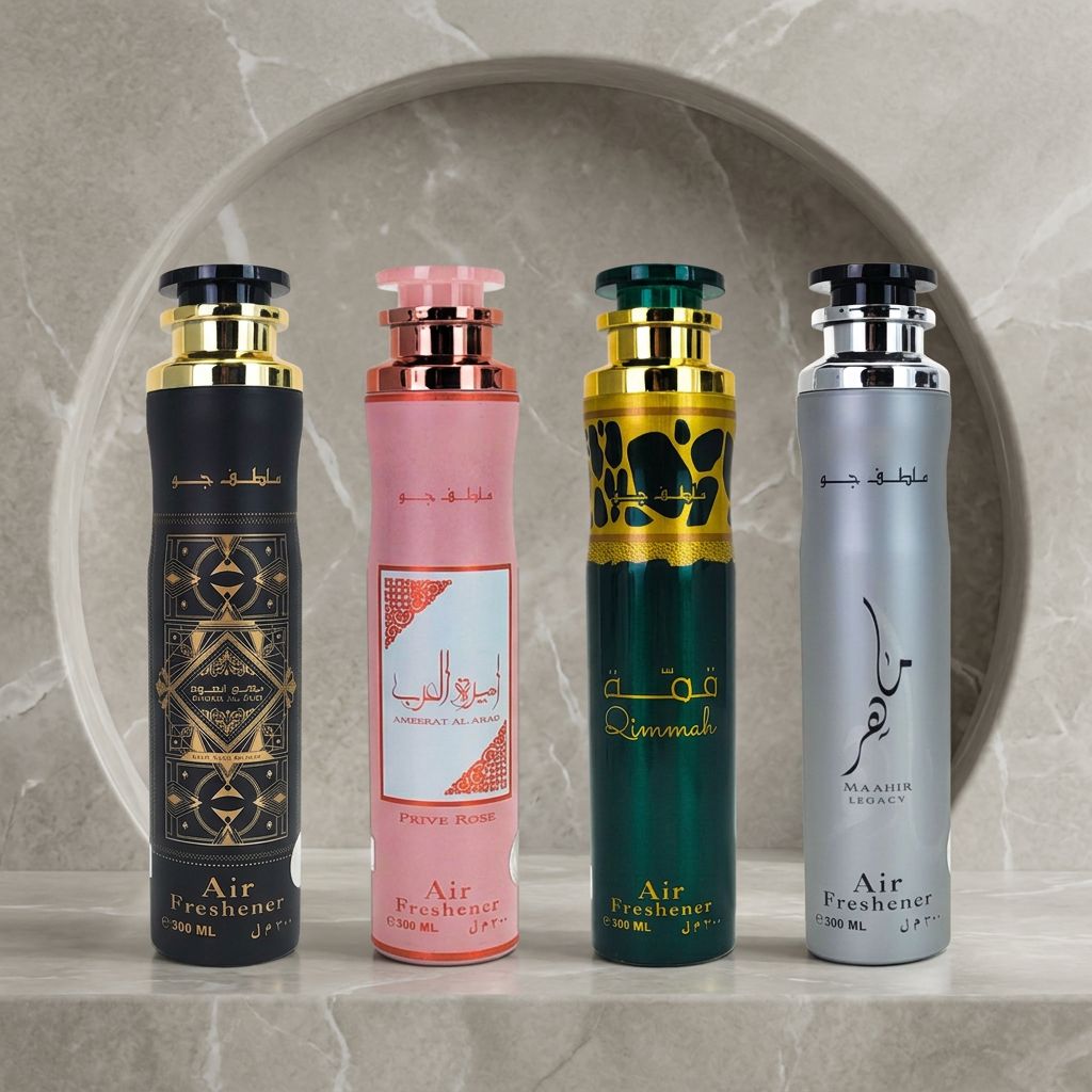4-PACK SAMPLER #L3 Lattafa 300ml Aerosol Air Freshener Sprays