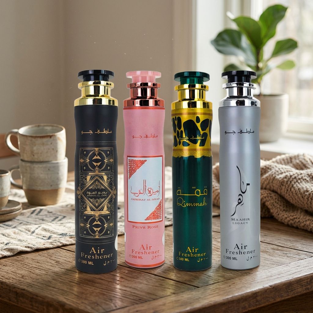 4-PACK SAMPLER #L3 Lattafa 300ml Aerosol Air Freshener Sprays