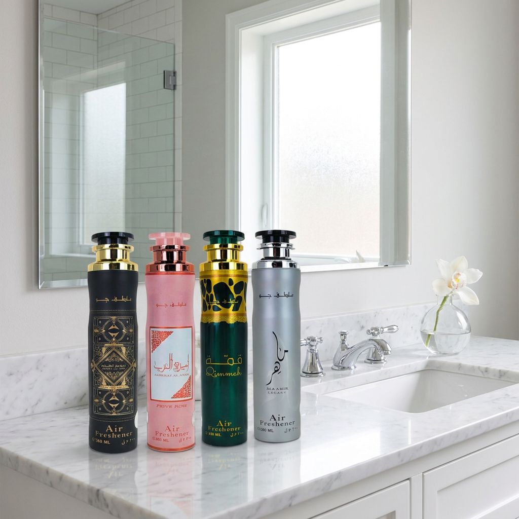 4-PACK SAMPLER #L3 Lattafa 300ml Aerosol Air Freshener Sprays