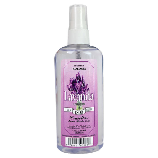 Lavanda (Lavender) 4 fl oz Legitima Kolonia 1800 Eu de Cologne Pump Spray