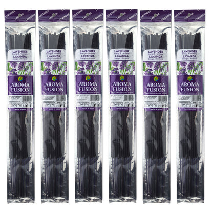 Lavender Scent Aroma Fusion 19" Jumbo Incense, 10-Stick Pack