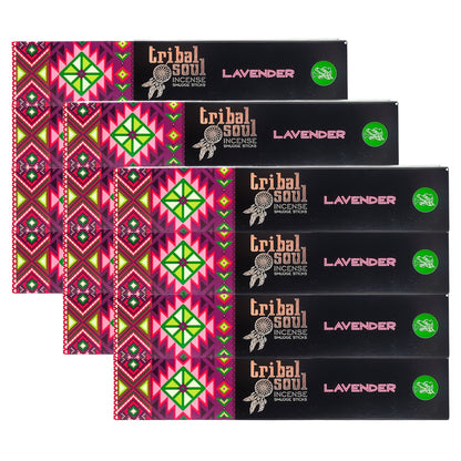 Lavender 15g 8" Incense Pack, by Tribal Soul