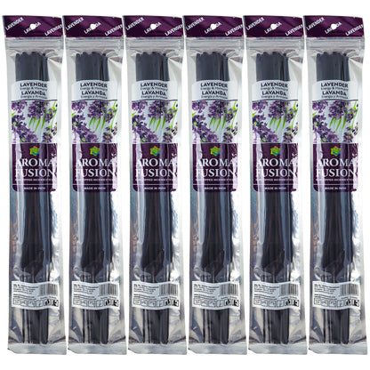 Lavender Scent Aroma Fusion 19" Jumbo Incense, 10-Stick Pack