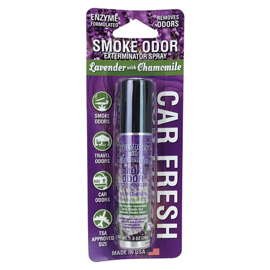Lavender with Chamomile Travel 1oz Smoke Odor Exterminator Spray Aerosol Mini Can, by Tobacco Outlet Products