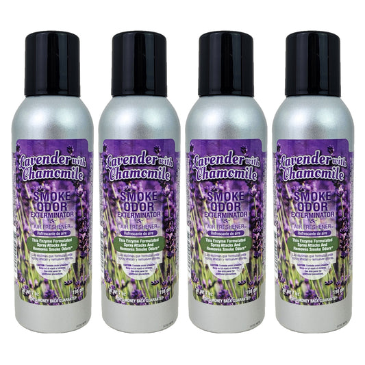 Lavender with Chamomile Scent 7oz Smoke Odor Exterminator Aerosol Can Spray