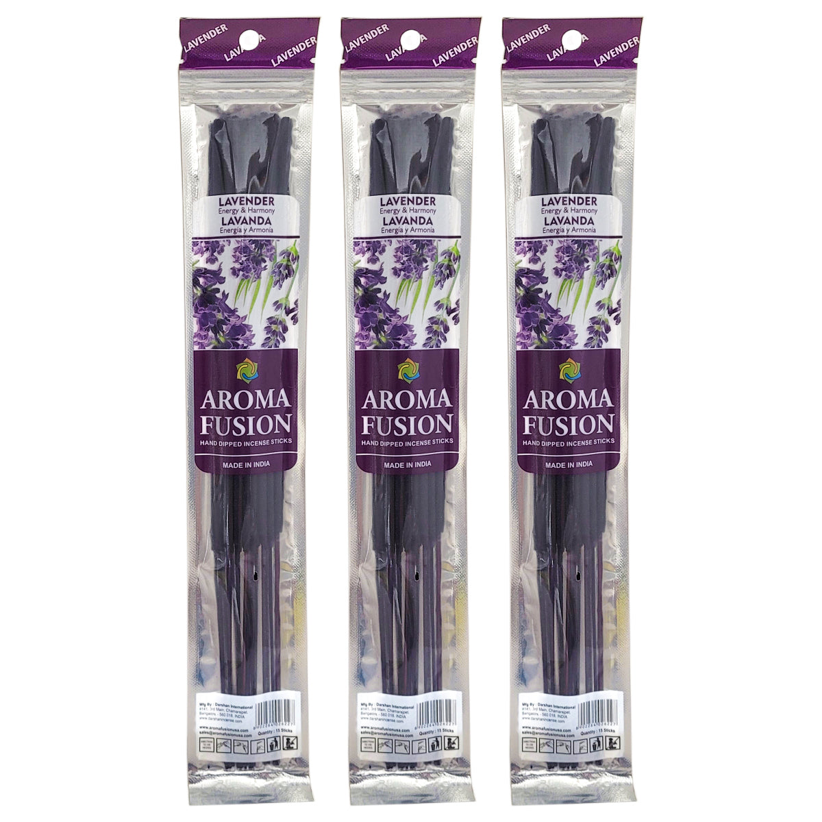 Aroma Fusion 11" Incense Sticks - Lavender Scent