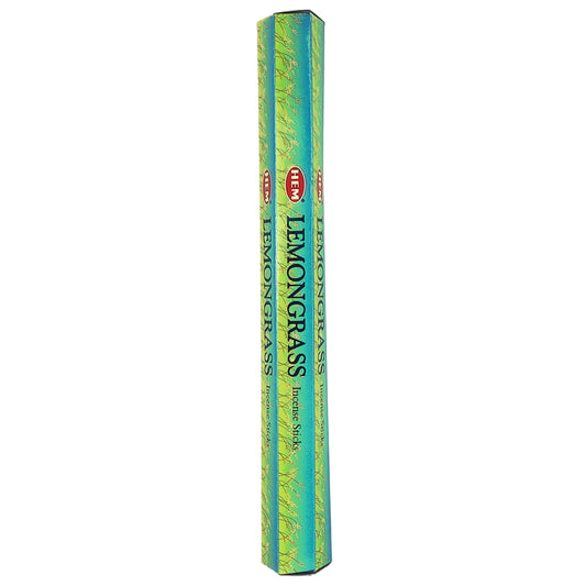 HEM Incense Sticks 20-Stick Hex Packs, Lemongrass