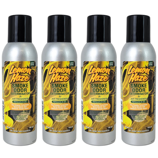 Lemon Haze Scent 7oz Smoke Odor Exterminator Aerosol Can Spray
