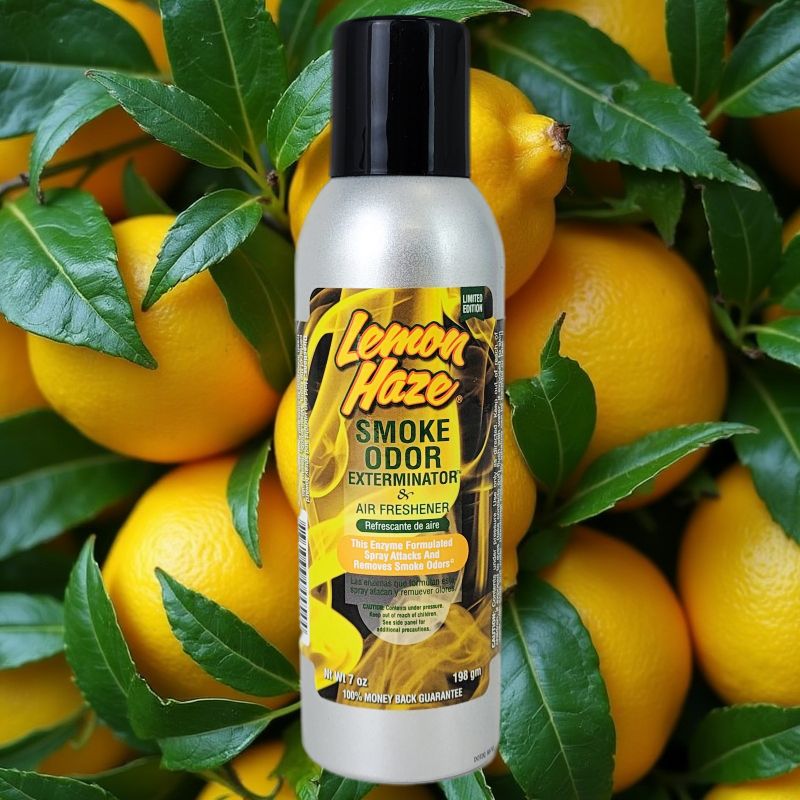 Lemon Haze Scent 7oz Smoke Odor Exterminator Aerosol Can Spray
