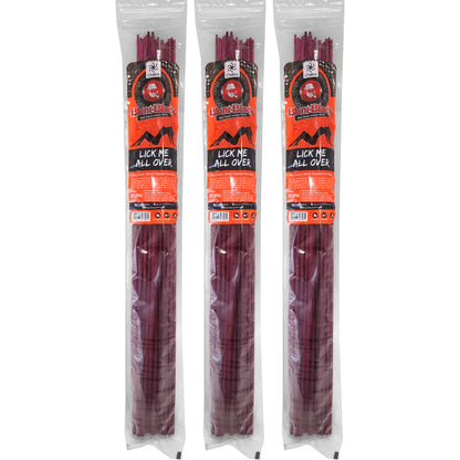 Lick Me All Over Scent 19" Blunt Black Jumbo Incense