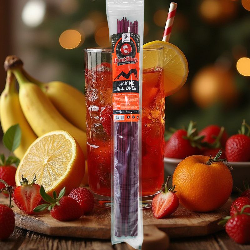 Lick Me All Over Scent 19" Blunt Black Jumbo Incense