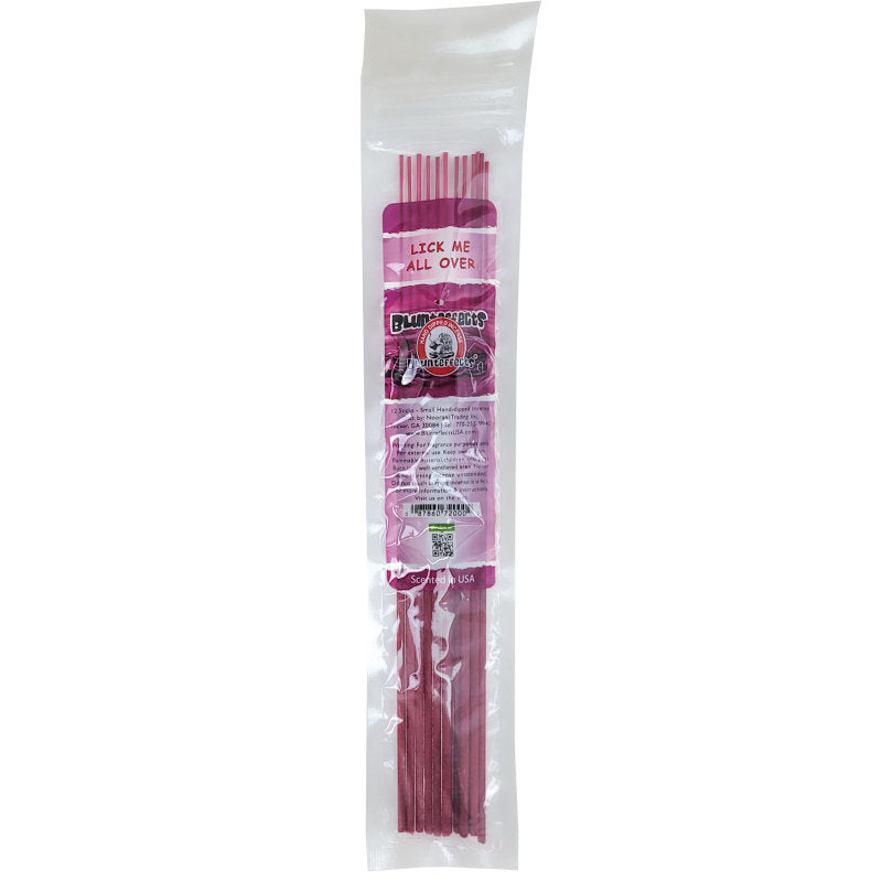 10.5" BluntEffects Incense Fragrance Wands, 12-Pack Lick Me All Over Scent