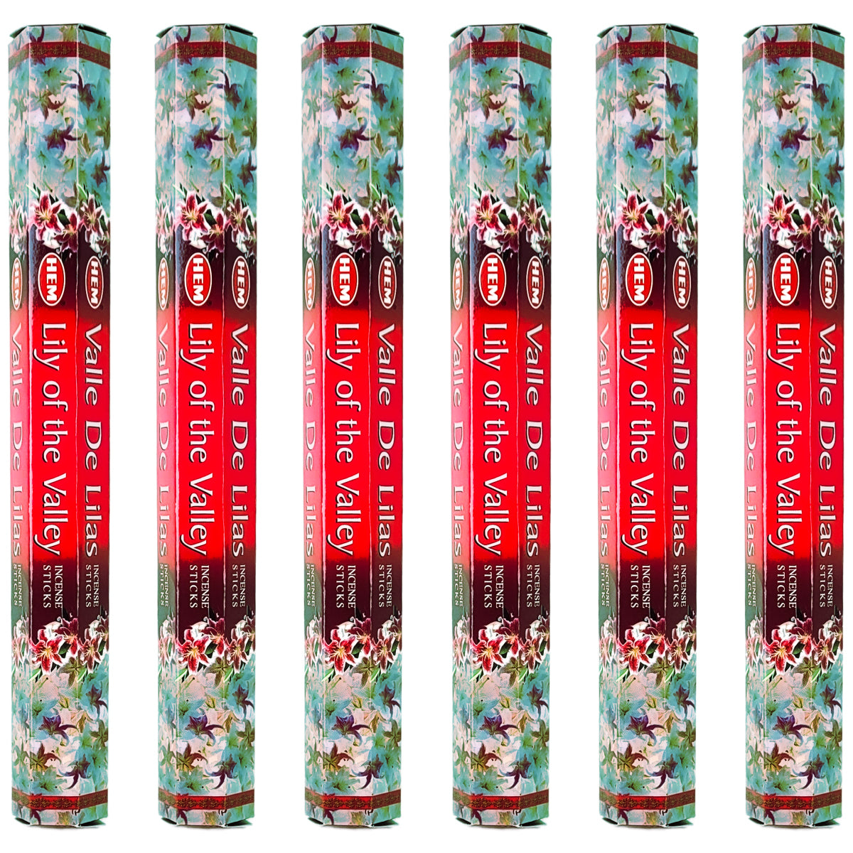 HEM Incense Sticks 20-Stick Hex Packs, Lily of the Valley