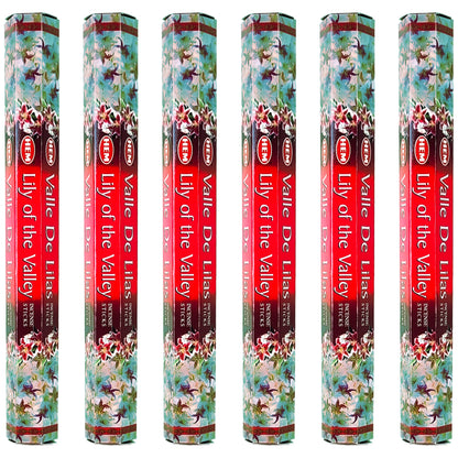 HEM Incense Sticks 20-Stick Hex Packs, Lily of the Valley