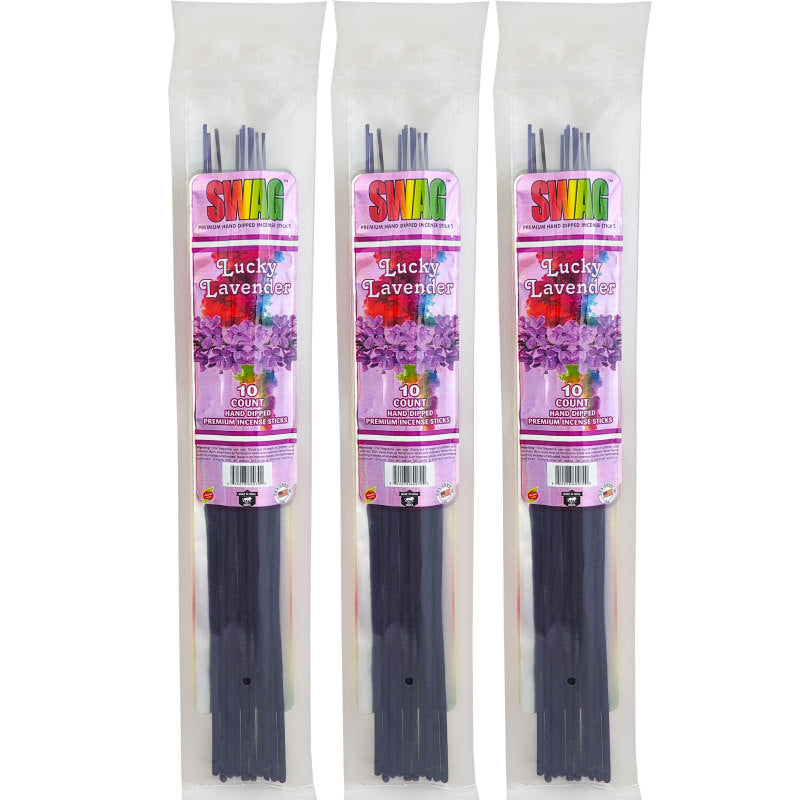 Lucky Lavender 11" SWAG Incense ~10ct Packs