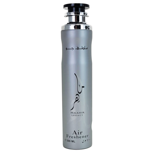 Maahir Legacy Aerosol Air Freshener Spray, 300ml, by Lattafa