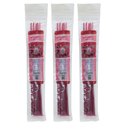 10.5" BluntEffects Incense Fragrance Wands, 12-Pack Mahogany & Vetiver
