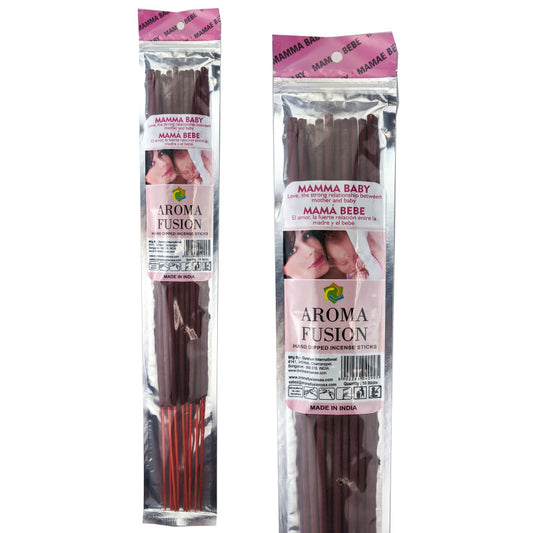 Mamma Baby Scent Aroma Fusion 19" Jumbo Incense, 10-Stick Pack