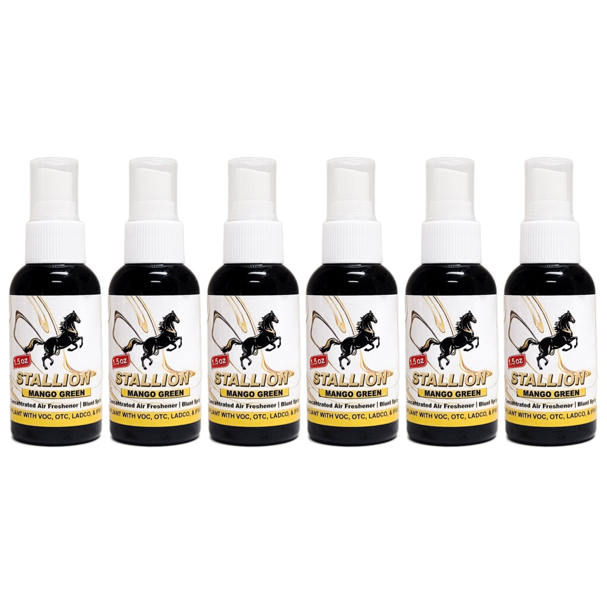 Stallion Air Freshener Spray 1.5 OZ Mango Green
